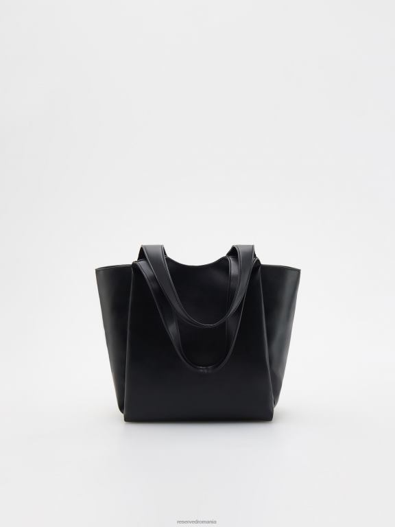 negru Reserved femei accesorii geanta cumparator 648HZ104