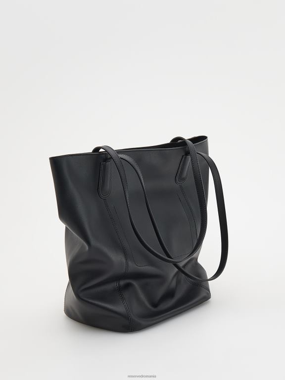 negru Reserved femei accesorii geanta cumparator 648HZ132