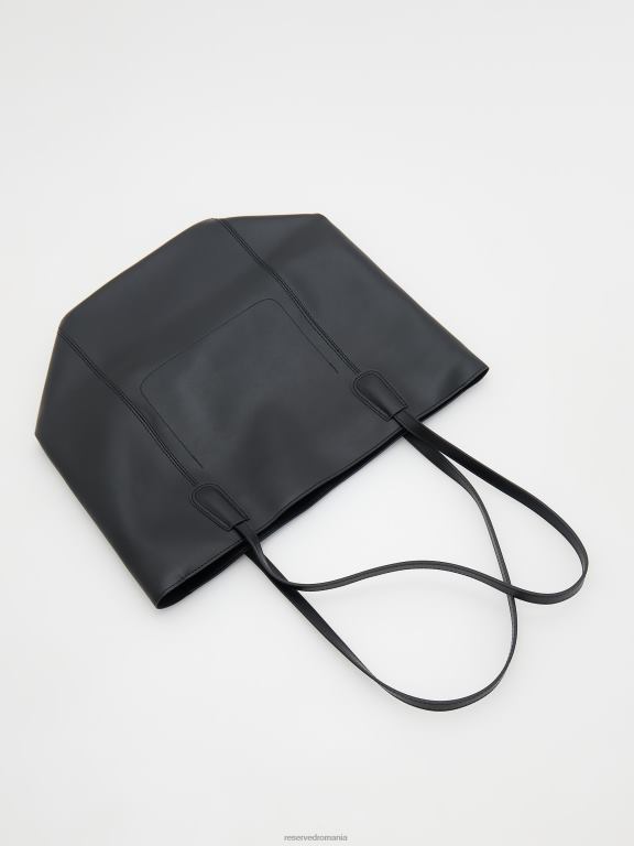 negru Reserved femei accesorii geanta cumparator 648HZ132
