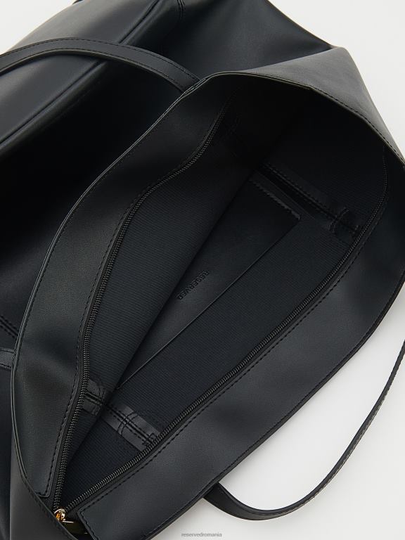 negru Reserved femei accesorii geanta cumparator 648HZ132