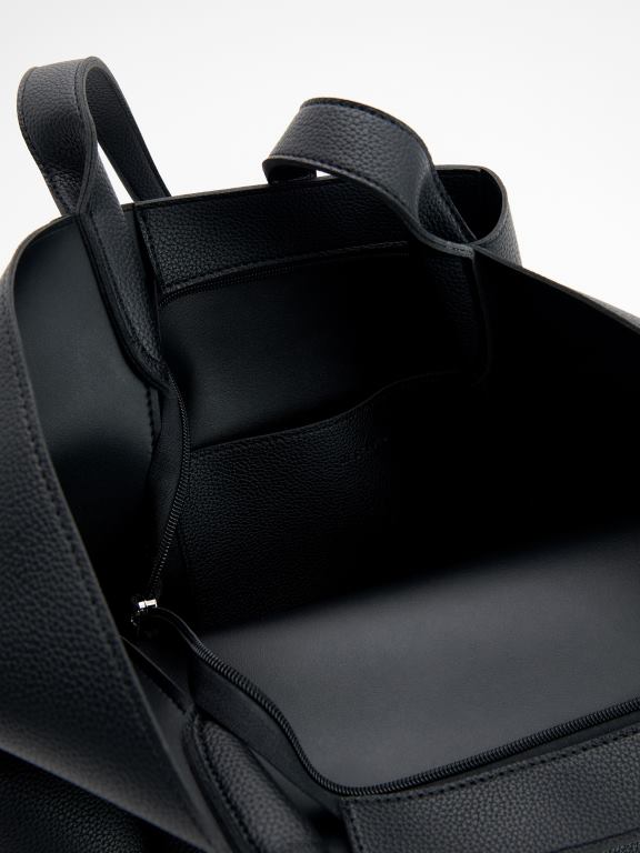 negru Reserved femei accesorii geanta cumparator 648HZ141