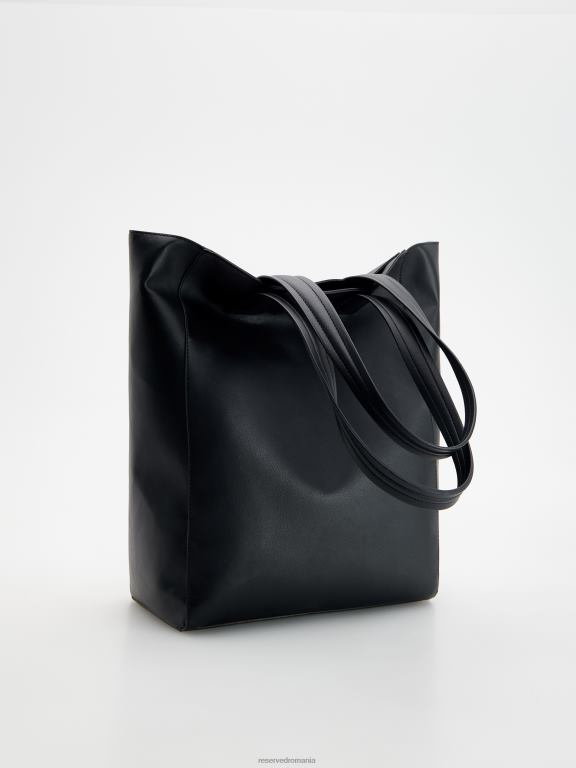 negru Reserved femei accesorii geanta cumparator 648HZ147