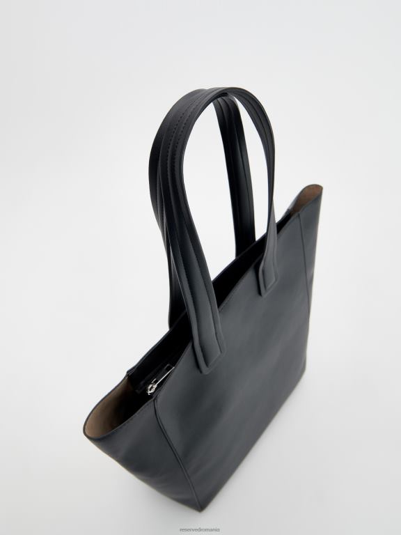 negru Reserved femei accesorii geanta cumparator 648HZ147