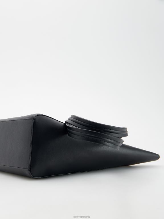 negru Reserved femei accesorii geanta cumparator 648HZ147