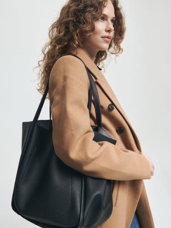 negru Reserved femei accesorii geanta cumparator 648HZ176