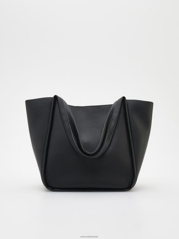 negru Reserved femei accesorii geanta cumparator 648HZ176