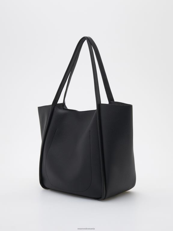 negru Reserved femei accesorii geanta cumparator 648HZ176