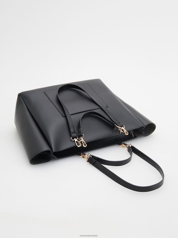 negru Reserved femei accesorii geanta cumparator 648HZ203