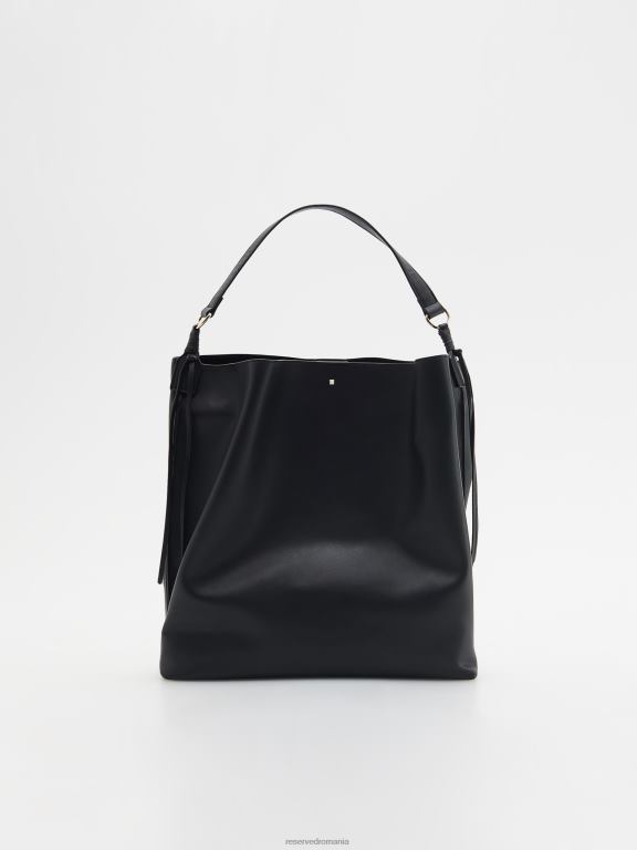 negru Reserved femei accesorii geanta din imitatie de piele 648HZ127