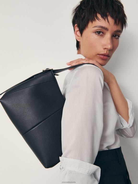 negru Reserved femei accesorii geanta din imitatie de piele 648HZ151