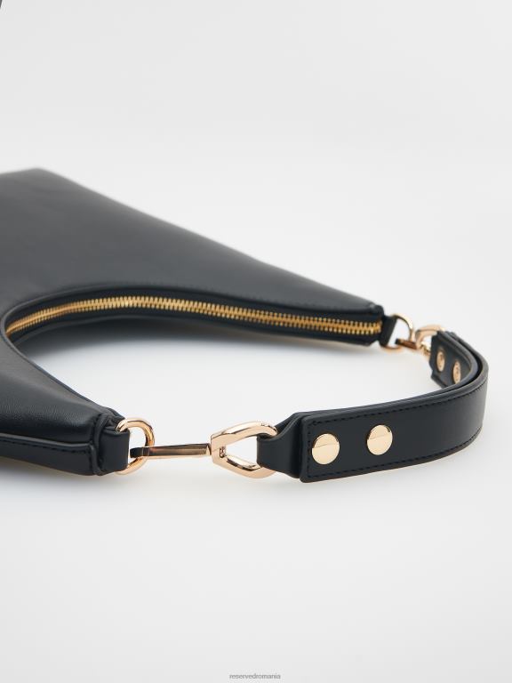 negru Reserved femei accesorii geanta din imitatie de piele 648HZ992
