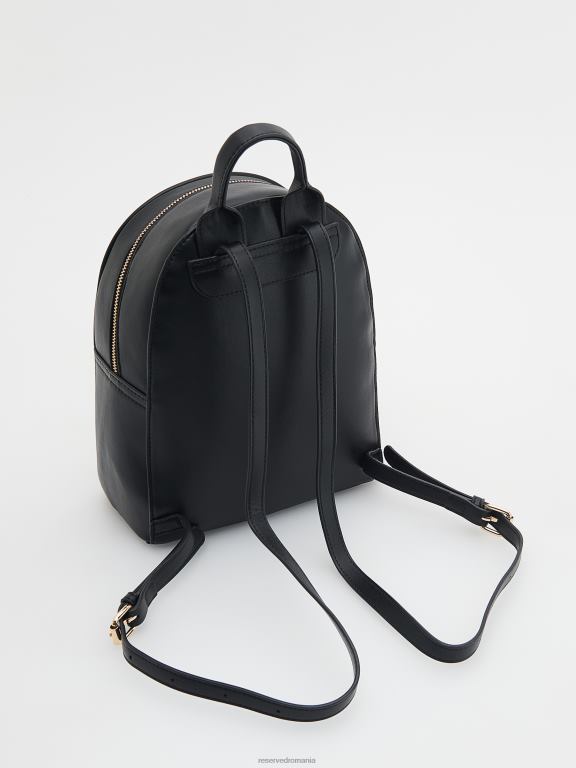 negru Reserved femei accesorii rucsac din piele artificiala 648HZ186