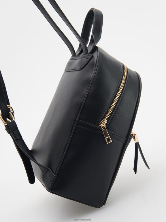 negru Reserved femei accesorii rucsac din piele artificiala 648HZ186