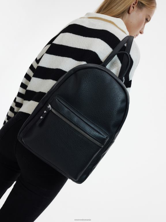 negru Reserved femei accesorii rucsac din piele artificiala 648HZ210