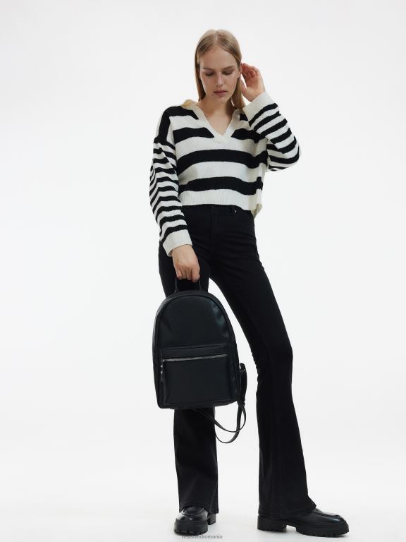 negru Reserved femei accesorii rucsac din piele artificiala 648HZ210