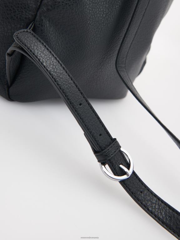 negru Reserved femei accesorii rucsac din piele artificiala 648HZ987