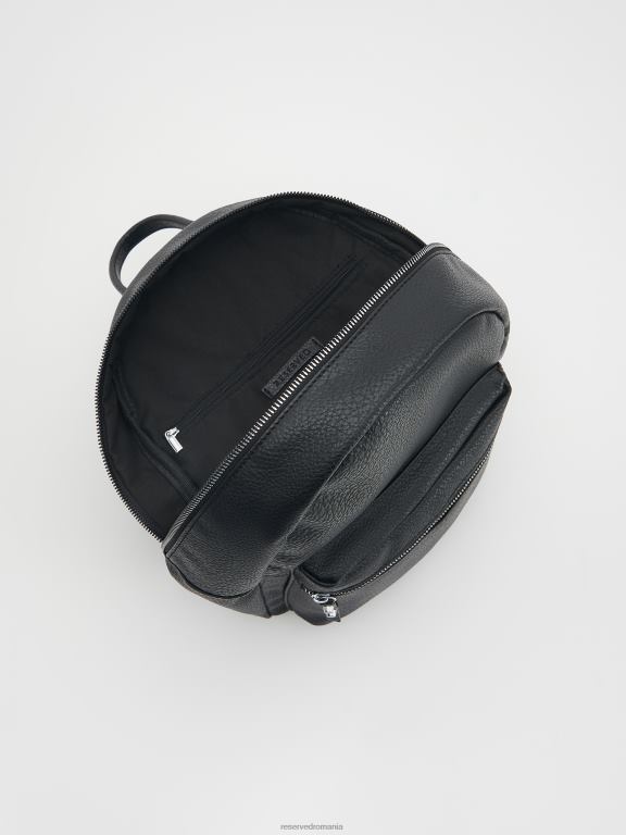 negru Reserved femei accesorii rucsac din piele artificiala 648HZ987
