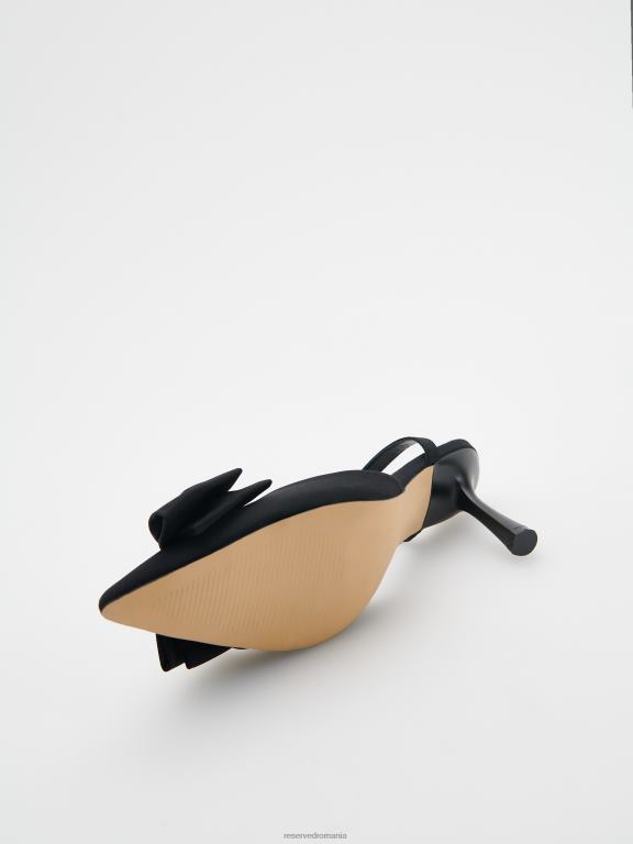 negru Reserved femei pantofi pompe cu detaliu fundita 648HZ950