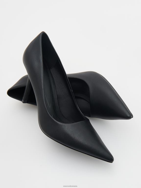 negru Reserved femei pantofi pompe cu toc înalt 648HZ142