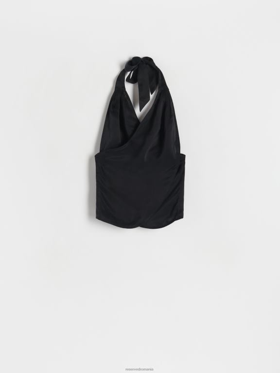 negru Reserved femei îmbrăcăminte blat bogat în cupro 648HZ316