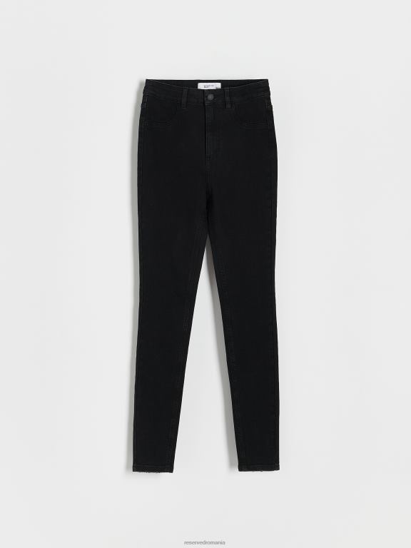 negru Reserved femei îmbrăcăminte blugi slim fit 648HZ796
