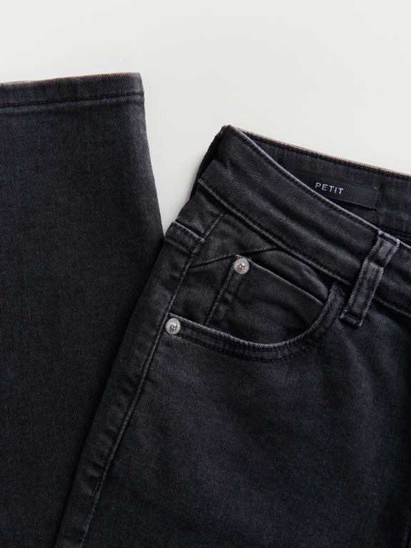 negru Reserved femei îmbrăcăminte blugi subțiri 648HZ103