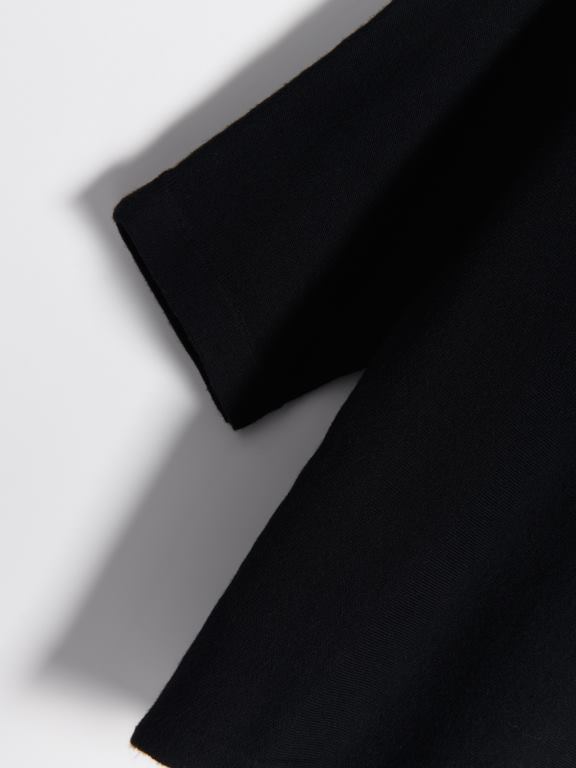 negru Reserved femei îmbrăcăminte bluză bogată în viscoză 648HZ293