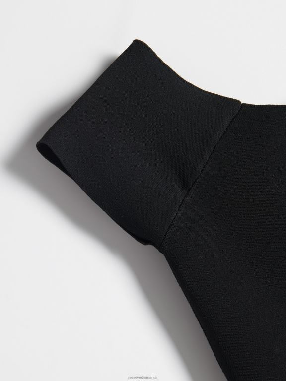 negru Reserved femei îmbrăcăminte bluză mulată 648HZ122