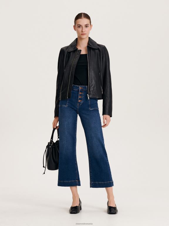 negru Reserved femei îmbrăcăminte bluză slim cu mânecă lungă 648HZ418