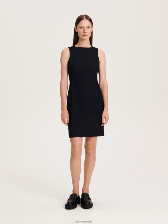 negru Reserved femei îmbrăcăminte body cu rochie mini 648HZ243