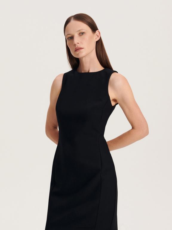 negru Reserved femei îmbrăcăminte body cu rochie mini 648HZ243