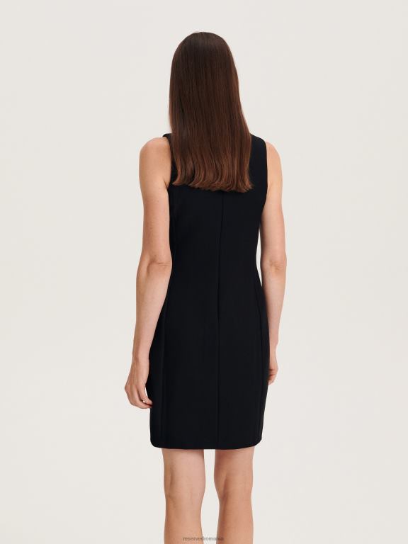 negru Reserved femei îmbrăcăminte body cu rochie mini 648HZ243