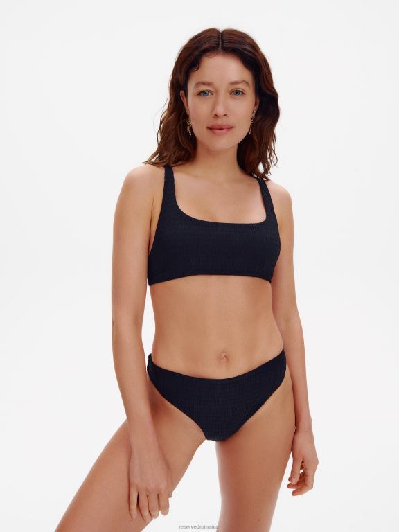 negru Reserved femei îmbrăcăminte fund de bikini 648HZ1060