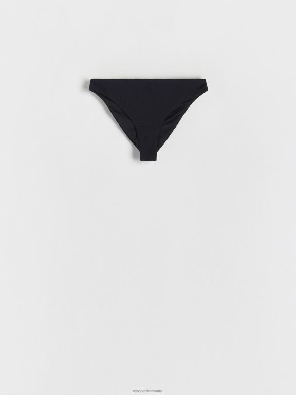 negru Reserved femei îmbrăcăminte fund de bikini 648HZ1060