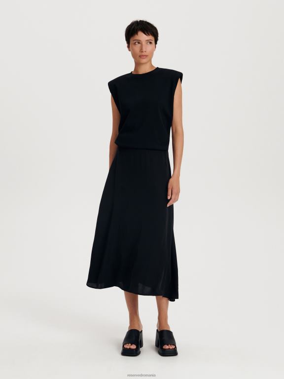 negru Reserved femei îmbrăcăminte fusta 648HZ195