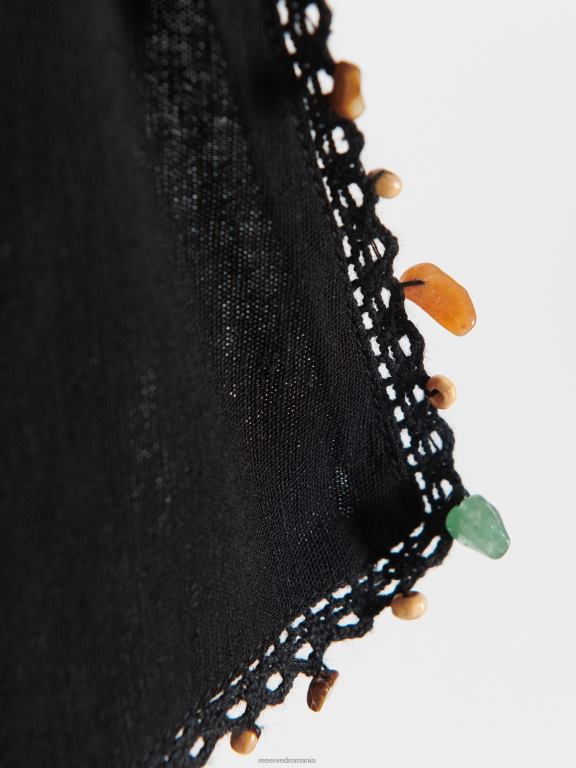 negru Reserved femei îmbrăcăminte fusta 648HZ53