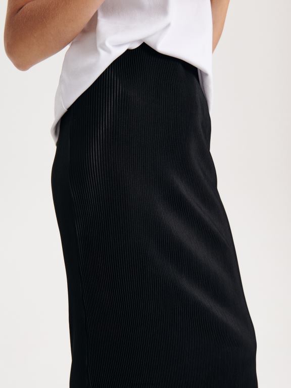 negru Reserved femei îmbrăcăminte fusta 648HZ814