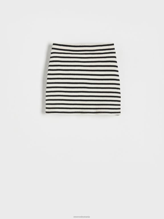 negru Reserved femei îmbrăcăminte fusta trapez 648HZ850