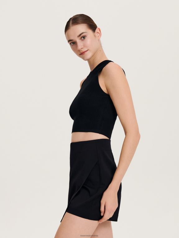 negru Reserved femei îmbrăcăminte fustă 648HZ555