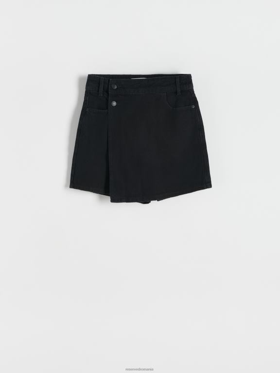 negru Reserved femei îmbrăcăminte fustă 648HZ566