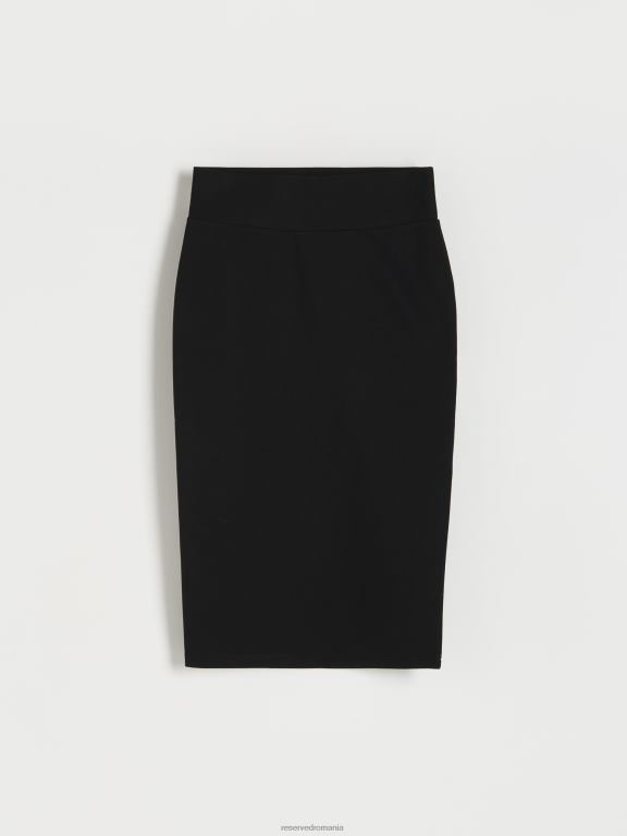 negru Reserved femei îmbrăcăminte fustă creion 648HZ847