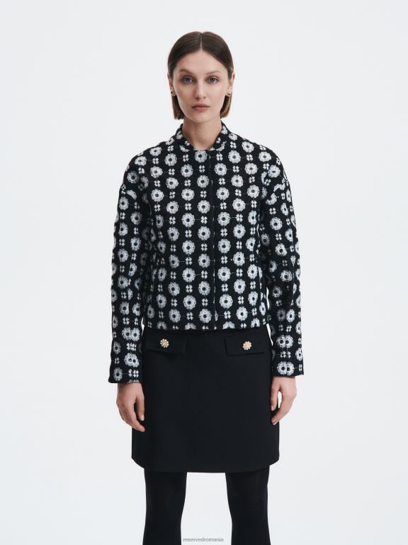 negru Reserved femei îmbrăcăminte fustă mini 648HZ857