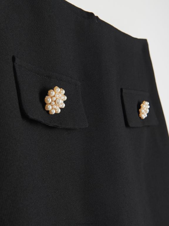 negru Reserved femei îmbrăcăminte fustă mini 648HZ857