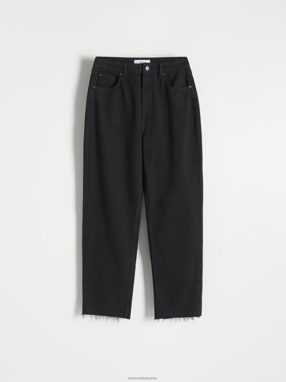 negru Reserved femei îmbrăcăminte pantaloni bogati in bumbac 648HZ714