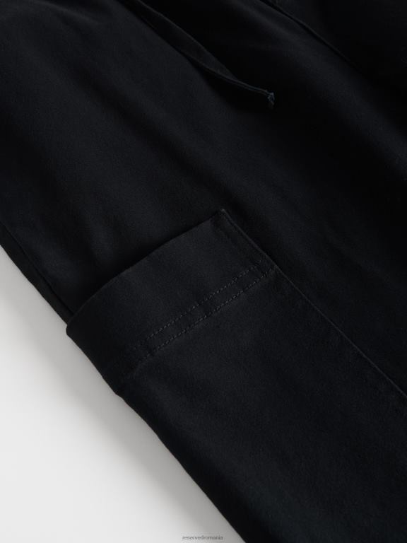 negru Reserved femei îmbrăcăminte pantaloni cu buzunare cargo 648HZ646