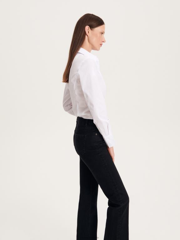 negru Reserved femei îmbrăcăminte pantaloni de blugi 648HZ810