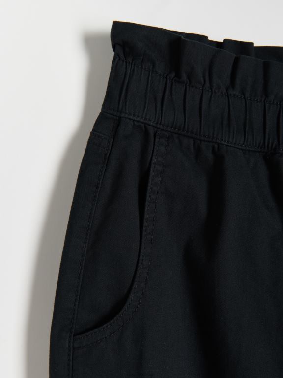 negru Reserved femei îmbrăcăminte pantaloni de hârtie 648HZ663