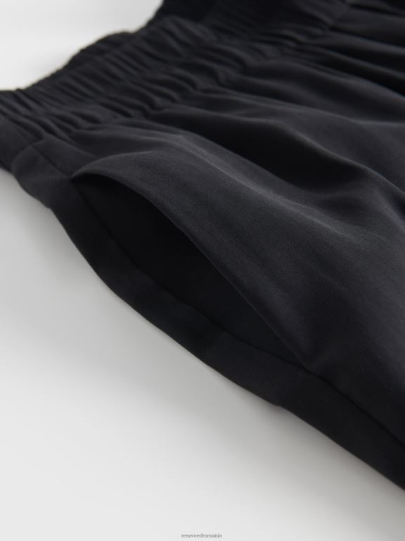 negru Reserved femei îmbrăcăminte pantaloni din vascoza 648HZ548