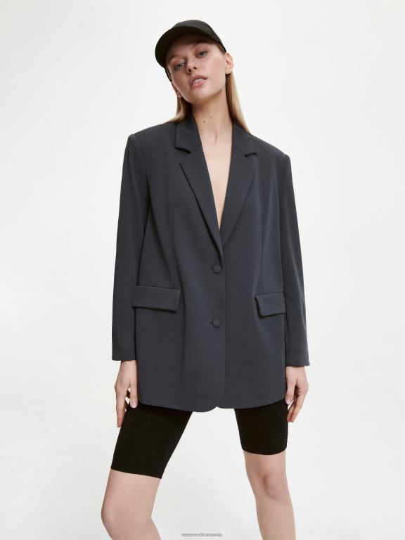 negru Reserved femei îmbrăcăminte pantaloni scurți biker bogati în bumbac 648HZ565