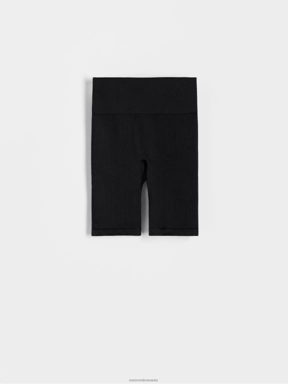 negru Reserved femei îmbrăcăminte pantaloni scurți biker fără cusături 648HZ586
